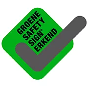 Logo Groen Safety Sign Erkend