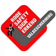 Logo Rode Safety Sign Erkend Valbescherming
